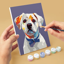 Charger l'image dans la galerie, Mini Peinture par numéros 15x20cm (6 pièces) - Portraits Modernes de Chiens 1