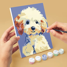 Charger l'image dans la galerie, Mini Peinture par numéros 15x20cm (6 pièces) - Portraits Modernes de Chiens 2