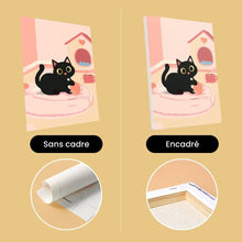 Charger l'image dans la galerie, Mini Peinture par numéros 15x20cm (6 pièces) - Chat Joueur