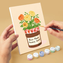 Charger l'image dans la galerie, Mini Peinture par numéros 15x20cm (6 pièces) - Fleurs en boîtes