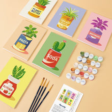 Charger l'image dans la galerie, Mini Peinture par numéros 15x20cm (6 pièces) - Plantes et Pots 2