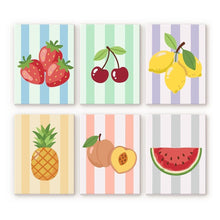 Charger l'image dans la galerie, Mini Peinture par numéros 15x20cm (6 pièces) - Set de Fruits  Figured'Art
