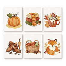Charger l'image dans la galerie, Mini Peinture par numéros 15x20cm (6 pièces) - Hygge d’Automne Figured'Art