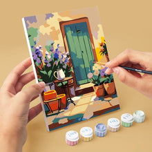 Charger l'image dans la galerie, Mini Peinture par numéros 15x20cm (6 pièces) - Portes Fleurissantes