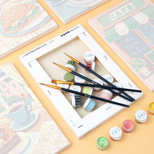 Charger l'image dans la galerie, Mini Peinture par numéros 15x20cm (6 pièces) - Délices de Café