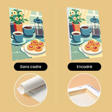 Charger l'image dans la galerie, Mini Peinture par numéros 15x20cm (6 pièces) - Délices de Café