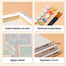 Charger l'image dans la galerie, Mini Peinture par numéros 15x20cm (6 pièces) - Délices de Café