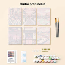 Charger l'image dans la galerie, Mini Peinture par numéros 15x20cm (6 pièces) - Tokyo en Fleurs