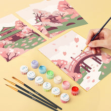 Charger l'image dans la galerie, Mini Peinture par numéros 15x20cm (6 pièces) - Esprit du Japon