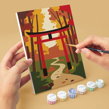 Charger l'image dans la galerie, Mini Peinture par numéros 15x20cm (6 pièces) - Japon Serein
