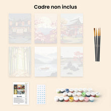 Charger l'image dans la galerie, Mini Peinture par numéros 15x20cm (6 pièces) - Paysages Zen