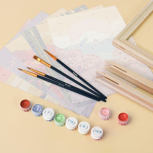 Charger l'image dans la galerie, Mini Peinture par numéros 15x20cm (6 pièces) - Coucher de Soleil au Japon