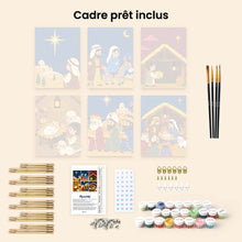 Charger l'image dans la galerie, Mini Peinture par numéros 15x20cm (6 pièces) - L'Histoire de la Nativité
