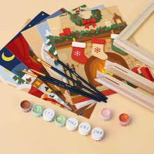 Charger l'image dans la galerie, Mini Peinture par numéros 15x20cm (6 pièces) - Souvenirs de Noël
