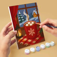 Charger l'image dans la galerie, Mini Peinture par numéros 15x20cm (6 pièces) - Souvenirs de Noël