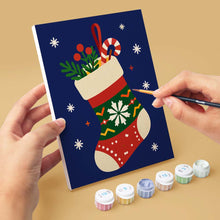 Charger l'image dans la galerie, Mini Peinture par numéros 15x20cm (6 pièces) - Les Favoris de l'Hiver Festif