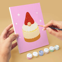 Charger l'image dans la galerie, Mini Peinture par numéros 15x20cm (6 pièces) - Cupcakes de Noël
