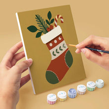 Charger l'image dans la galerie, Mini Peinture par numéros 15x20cm (6 pièces) - Collection de Décorations de Noël