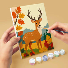 Charger l'image dans la galerie, Mini Peinture par numéros 15x20cm (6 pièces) - Petites créatures de la forêt