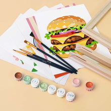 Charger l'image dans la galerie, Mini Série Peinture par Numéros 15x20cm (6 pièces) - Set Gourmand