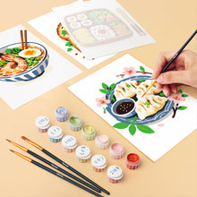 Charger l'image dans la galerie, Mini Série Peinture par Numéros 15x20cm (6 pièces) - Set Gourmand