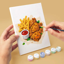 Charger l'image dans la galerie, Mini Série Peinture par Numéros 15x20cm (6 pièces) - Set Gourmand