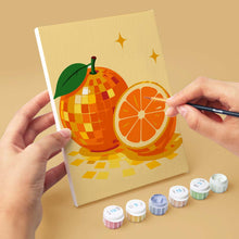 Charger l'image dans la galerie, Mini Série Peinture par Numéros 15x20cm (6 pièces) - Collection Fruits Disco