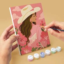 Charger l'image dans la galerie, Mini Série Peinture par Numéros 15x20cm (6 pièces) - Cowgirl Rose
