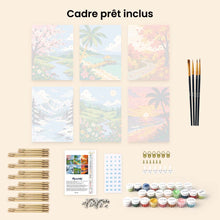 Charger l'image dans la galerie, Mini Série Peinture par Numéros 15x20cm (6 pièces) - Saisons Autour du Monde