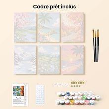 Charger l'image dans la galerie, Mini Série Peinture par Numéros 15x20cm (6 pièces) - Saisons Autour du Monde