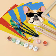 Charger l'image dans la galerie, Mini Série Peinture par Numéros 15x20cm (6 pièces) - Animaux Cool