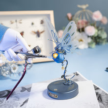 Charger l&#39;image dans la galerie, Puzzle 3D Papillon et Rose bleue