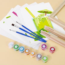 Charger l&#39;image dans la galerie, Peinture par numéros – Coffret de 6 toiles | Jus de Fruits Frais