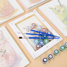 Charger l&#39;image dans la galerie, Peinture par numéros – Coffret de 6 toiles | Boissons Fruitées en Bocal
