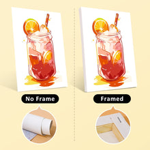 Charger l&#39;image dans la galerie, Peinture par numéros – Coffret de 6 toiles | Boissons Fruitées en Bocal