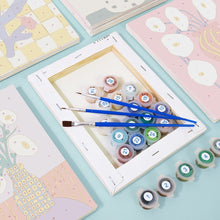 Charger l&#39;image dans la galerie, Peinture par numéros – Coffret de 6 toiles | Vases Floraux Abstraits