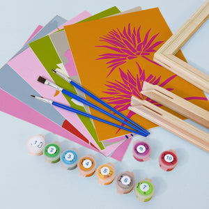 Peinture par numéros – Coffret de 6 toiles | Impressions Florales Modernes
