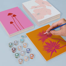 Charger l&#39;image dans la galerie, Peinture par numéros – Coffret de 6 toiles | Impressions Florales Modernes