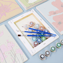 Charger l&#39;image dans la galerie, Peinture par numéros – Coffret de 6 toiles | Impressions Florales Modernes