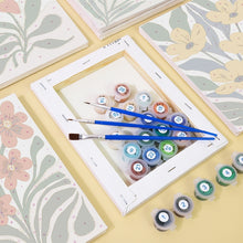 Charger l&#39;image dans la galerie, Peinture par numéros – Coffret de 6 toiles | Motifs Floraux Colorés
