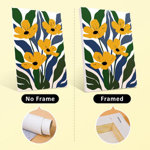 Peinture par numéros – Coffret de 6 toiles | Motifs Floraux Colorés