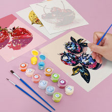 Charger l&#39;image dans la galerie, Peinture par numéros – Coffret de 6 toiles | Fruits Disco