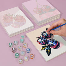 Charger l&#39;image dans la galerie, Peinture par numéros – Coffret de 6 toiles | Fruits Disco