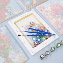 Charger l&#39;image dans la galerie, Peinture par numéros – Coffret de 6 toiles | Bouquets de Fleurs dans le Ciel