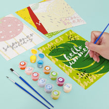 Charger l&#39;image dans la galerie, Peinture par numéros – Coffret de 6 toiles | Illustrations de Fruits d’Été