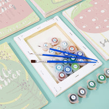Charger l&#39;image dans la galerie, Peinture par numéros – Coffret de 6 toiles | Illustrations de Fruits d’Été