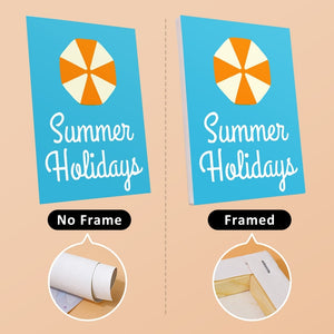 Peinture par numéros – Coffret de 6 toiles | Affiches de Vacances d’Été