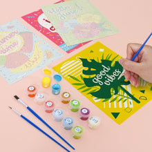 Charger l&#39;image dans la galerie, Peinture par numéros – Coffret de 6 toiles | Été Vibes Positives