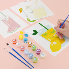 Charger l&#39;image dans la galerie, Peinture par numéros – Coffret de 6 toiles | Boissons Fruitées