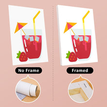 Charger l&#39;image dans la galerie, Peinture par numéros – Coffret de 6 toiles | Boissons Fruitées